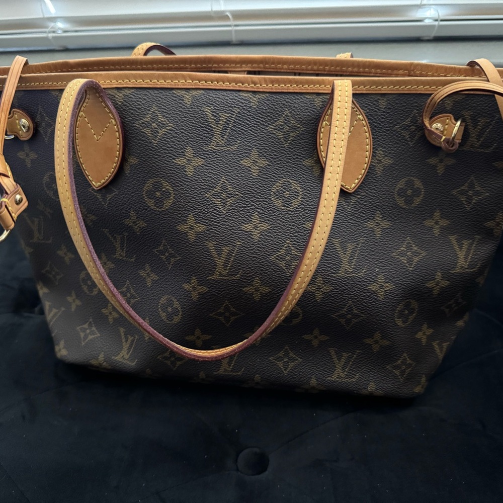 Louis Vuitton Brown Monogram Neverfull Tote